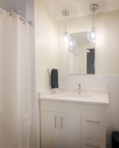 Studio bathroom at 196 Trumbull