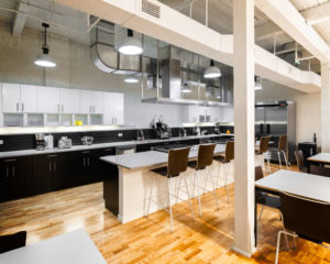 Common kitchen space at 196 Trumbull