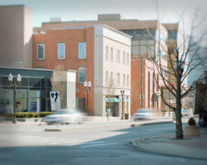 Exterior view of 36 Atlantic Street Apartments where Viking Kitchens has installed kitchens and bathrooms.