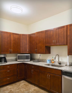 Game Room Galley cabinets at Regency Village in Merrimac, MA.